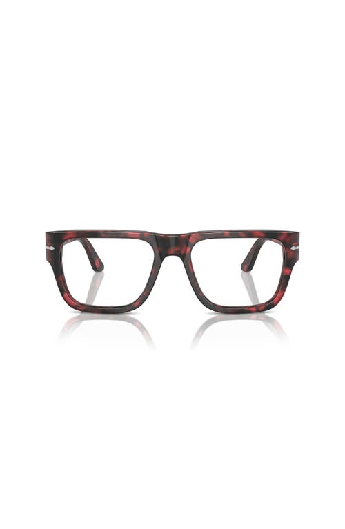 Persol 53mm Square Optical Glasses In Multi