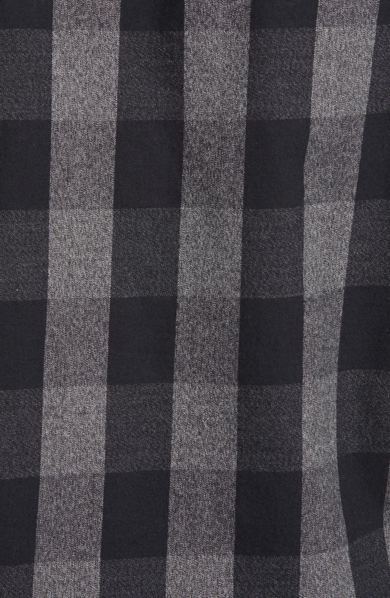 1901 Trim Fit Buffalo Check Stretch Flannel Button-Up Shirt, Alternate, color,