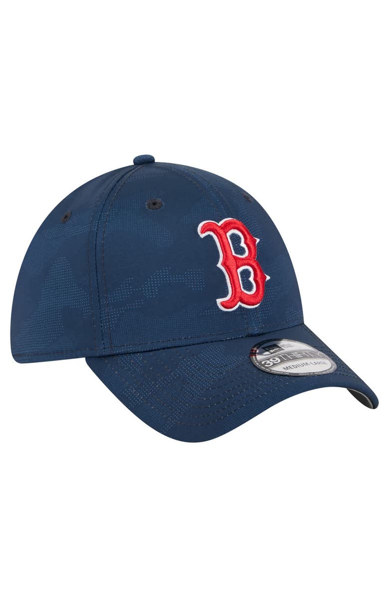 New Era Men's New Era Navy Boston Red Sox Tonal Camo 39THIRTY Flex Hat, Alternate, color, Navy