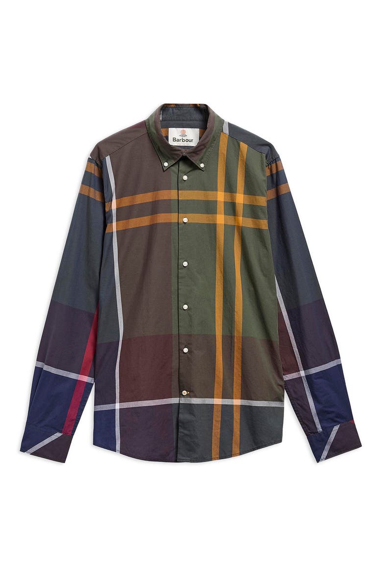 Dunoon Oversized Tartan Cotton Poplin Shirt, Alternate, color, CLASSIC TARTAN