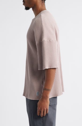 Oversize Thermal Knit T-Shirt