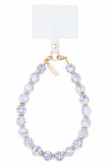 Anchor Beaded Phone Wristlet Strap
