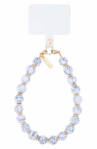 Anchor Beaded Phone Wristlet Strap