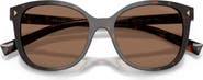 Prada 53mm Gradient Square Sunglasses