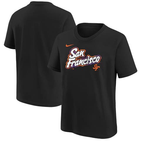 Youth Nike  Black San Francisco Giants 2025 City Connect Wordmark T-Shirt