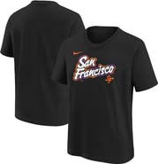 Nike Youth Nike  Black San Francisco Giants 2025 City Connect Wordmark T-Shirt