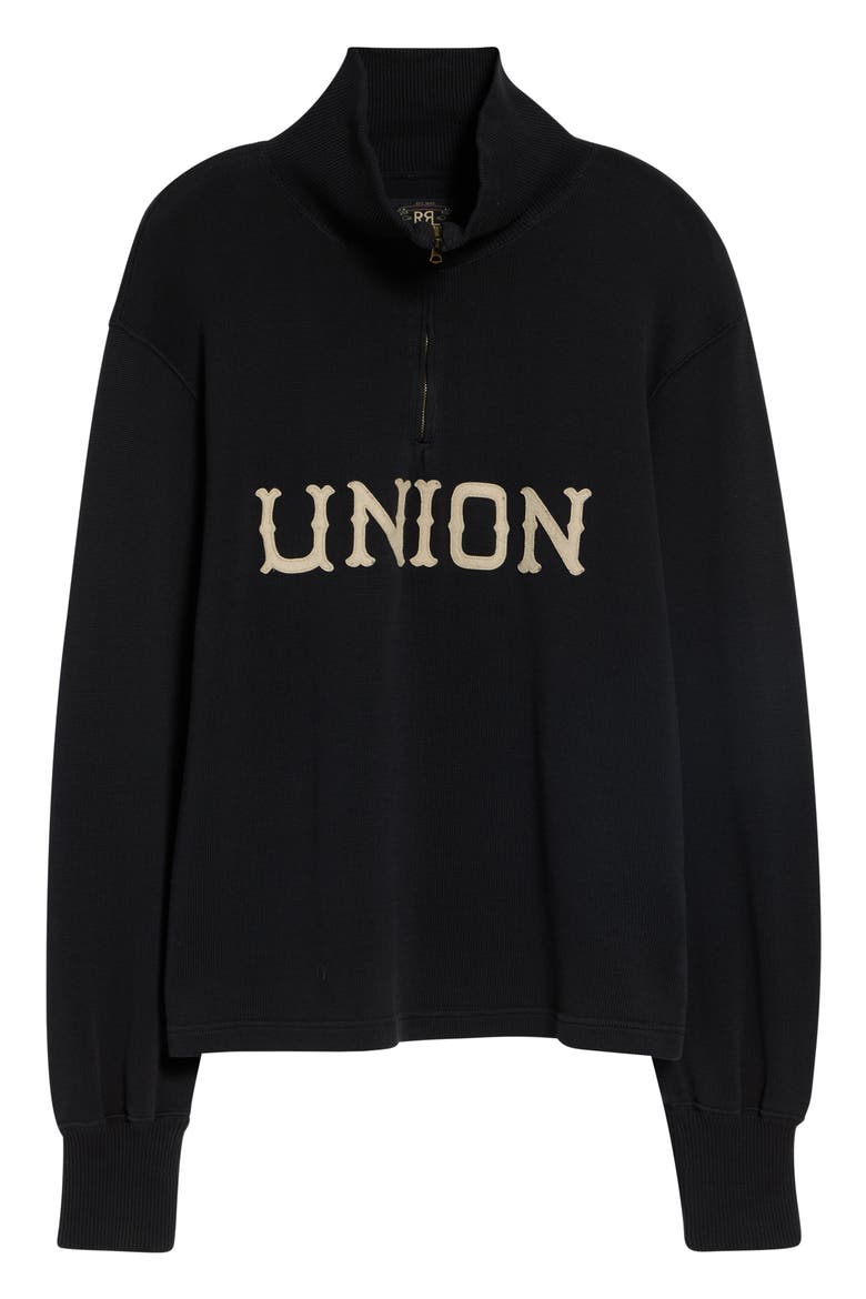 Finn Cotton Jersey Half Zip Pullover, Alternate, color, NAVY/ MULTI