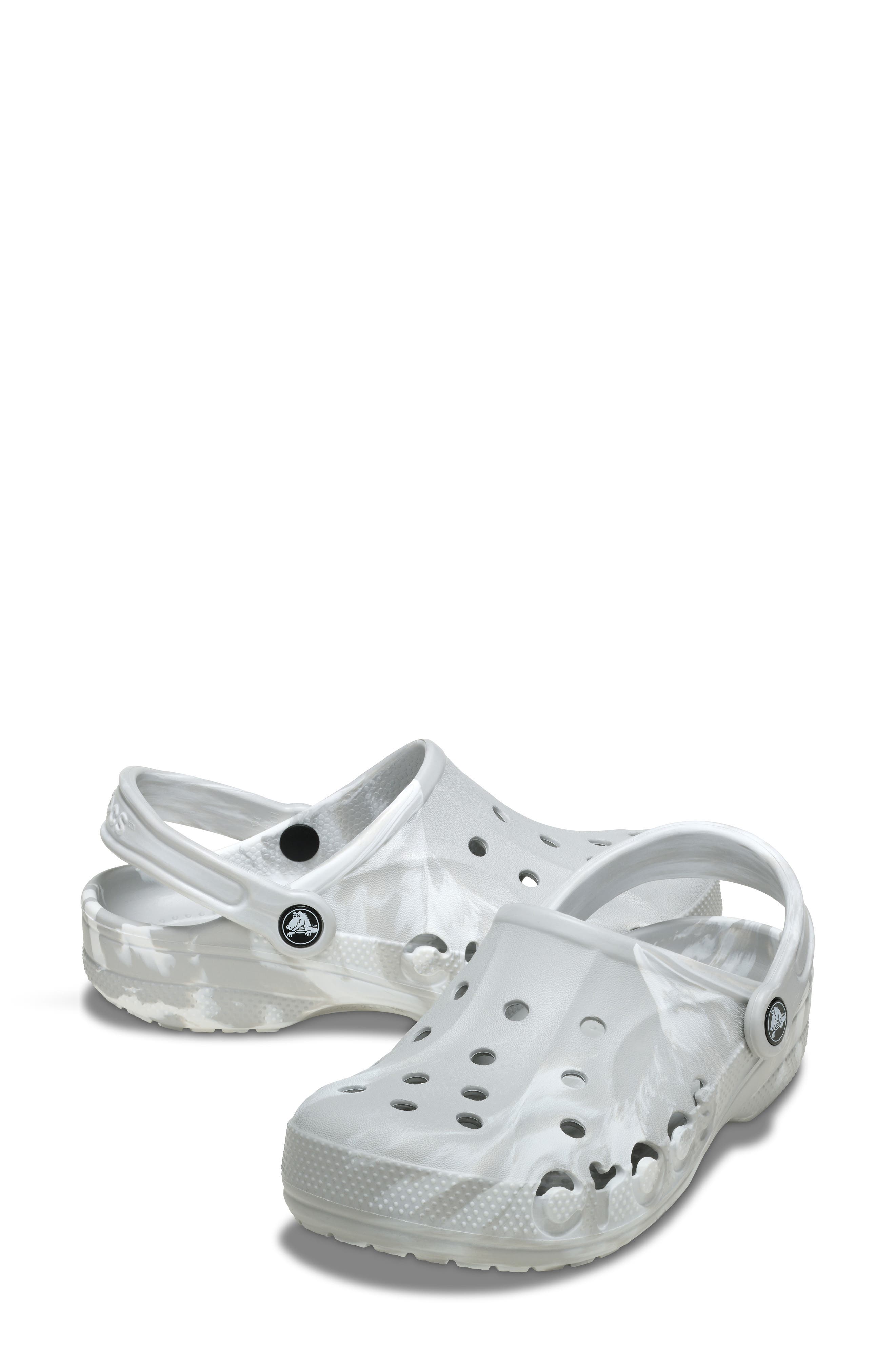 CROCS Gender Inclusive Baya Marbled Clog, Alternate, color, Atmosphere Multi