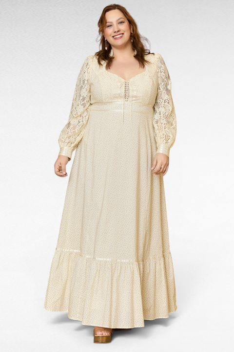 Jacqueline High Collar Maxi Dress, ModCloth x Gunne Sax