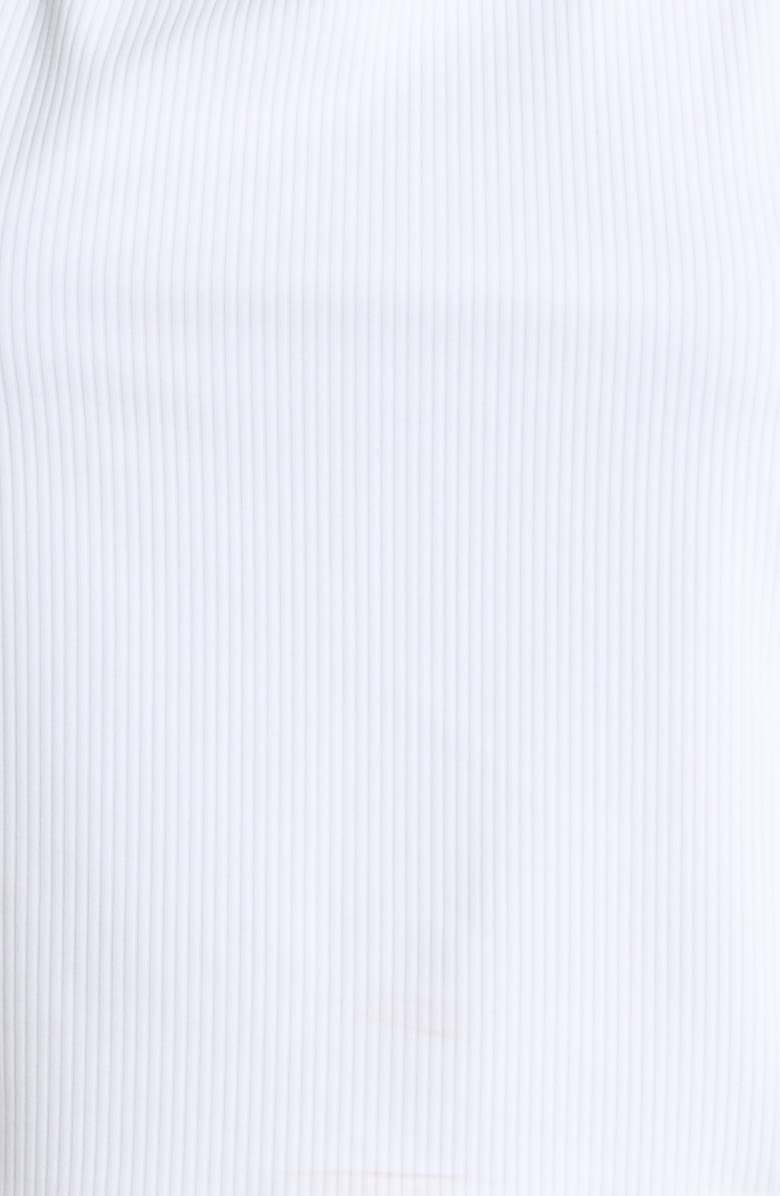 MPG Rib Funnel Neck Sleeveless Top, Alternate, color, Brilliant White