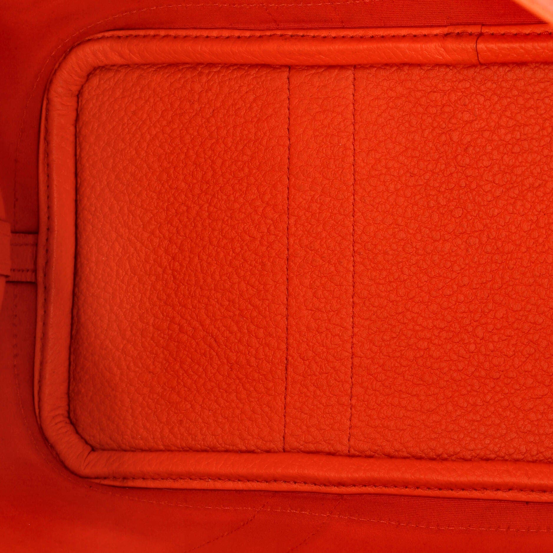 Pre-Owned Hermes Garden Party Tote Toile and Leather 30, Alternate, color, Orange Poppy