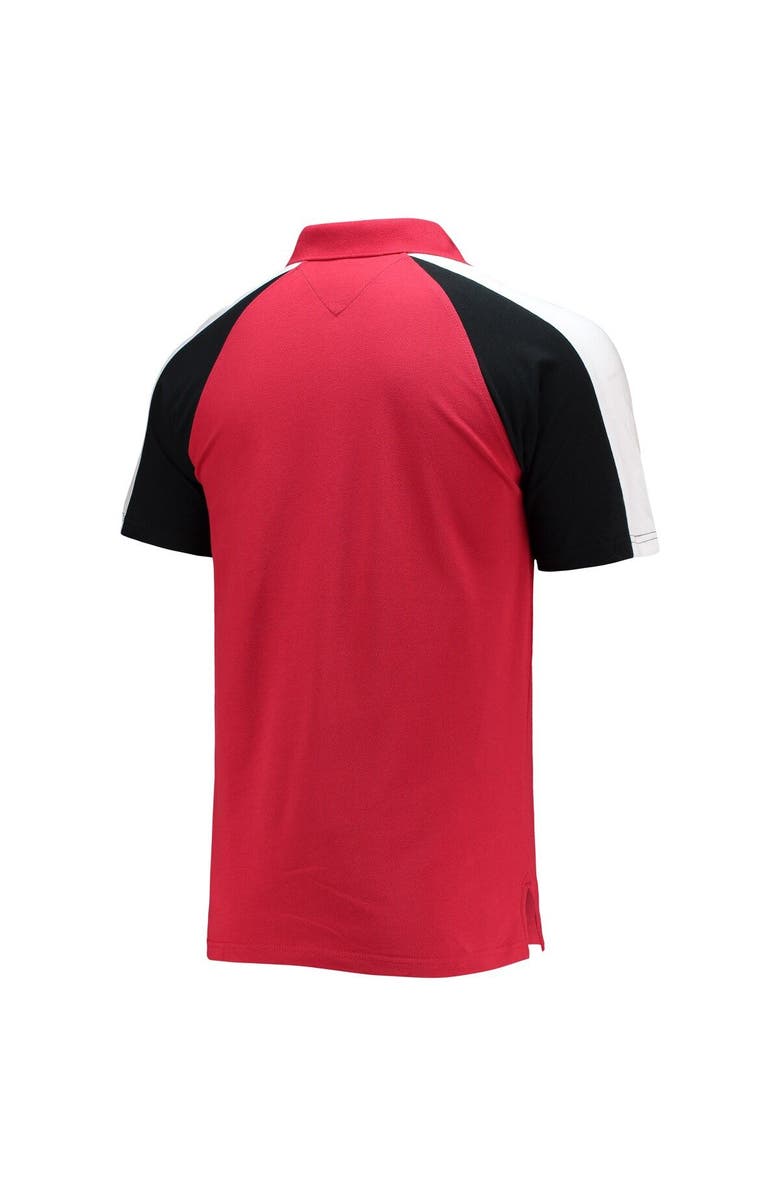 Tommy Hilfiger Men's Tommy Hilfiger Red/White Tampa Bay Buccaneers Holden Raglan Polo, Alternate, color, Red