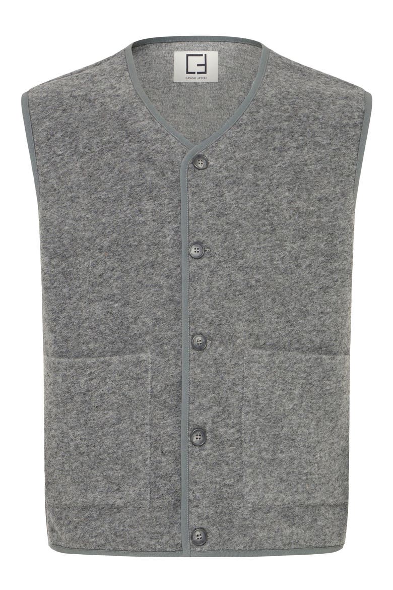 Wool Blend Vest, Alternate, color, MONUMENT MELANGE