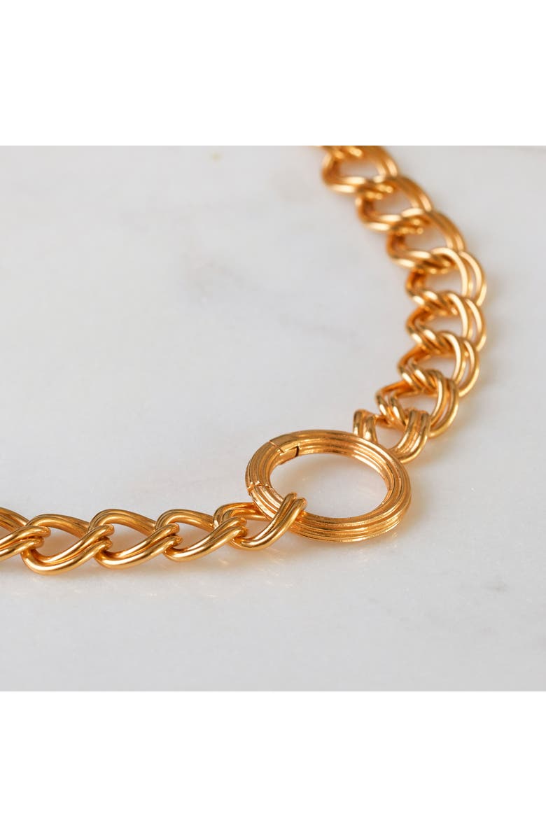 Monica Vinader Groove Curb Chain Necklace, Alternate, color,