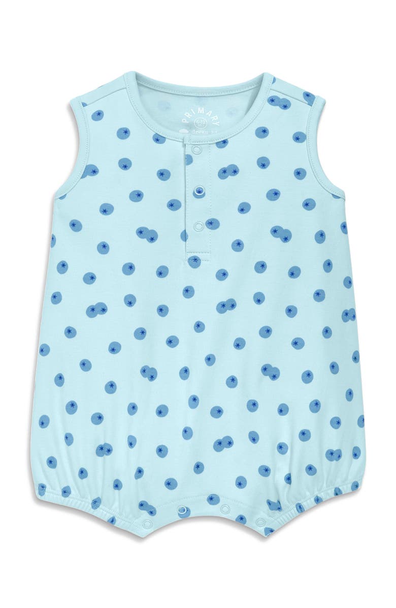 Primary Baby Organic Henley Bubble Shortie In Summer Fruits, Main, color,