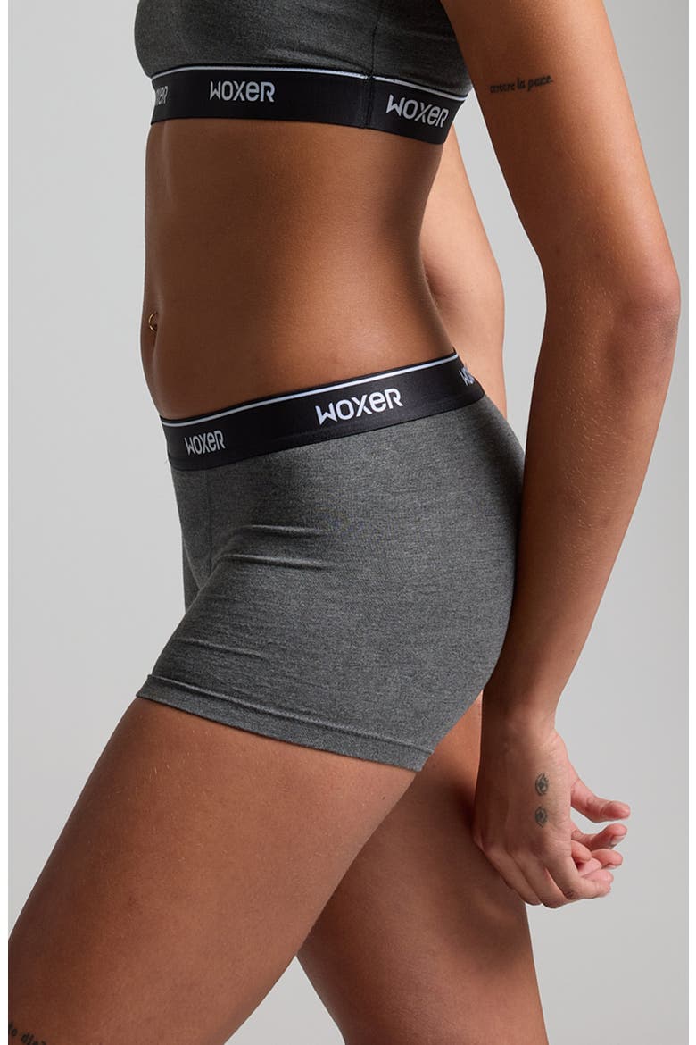 Star Ultra-Soft 3-Inch Boxer Briefs, Alternate, color, CHARCOAL HEATHER
