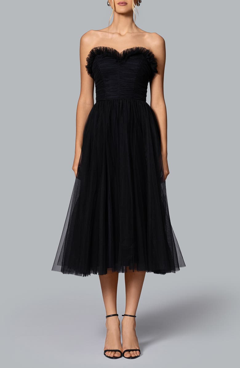 Ghrail Brielle Tulle Cocktail Dress, Main, color,