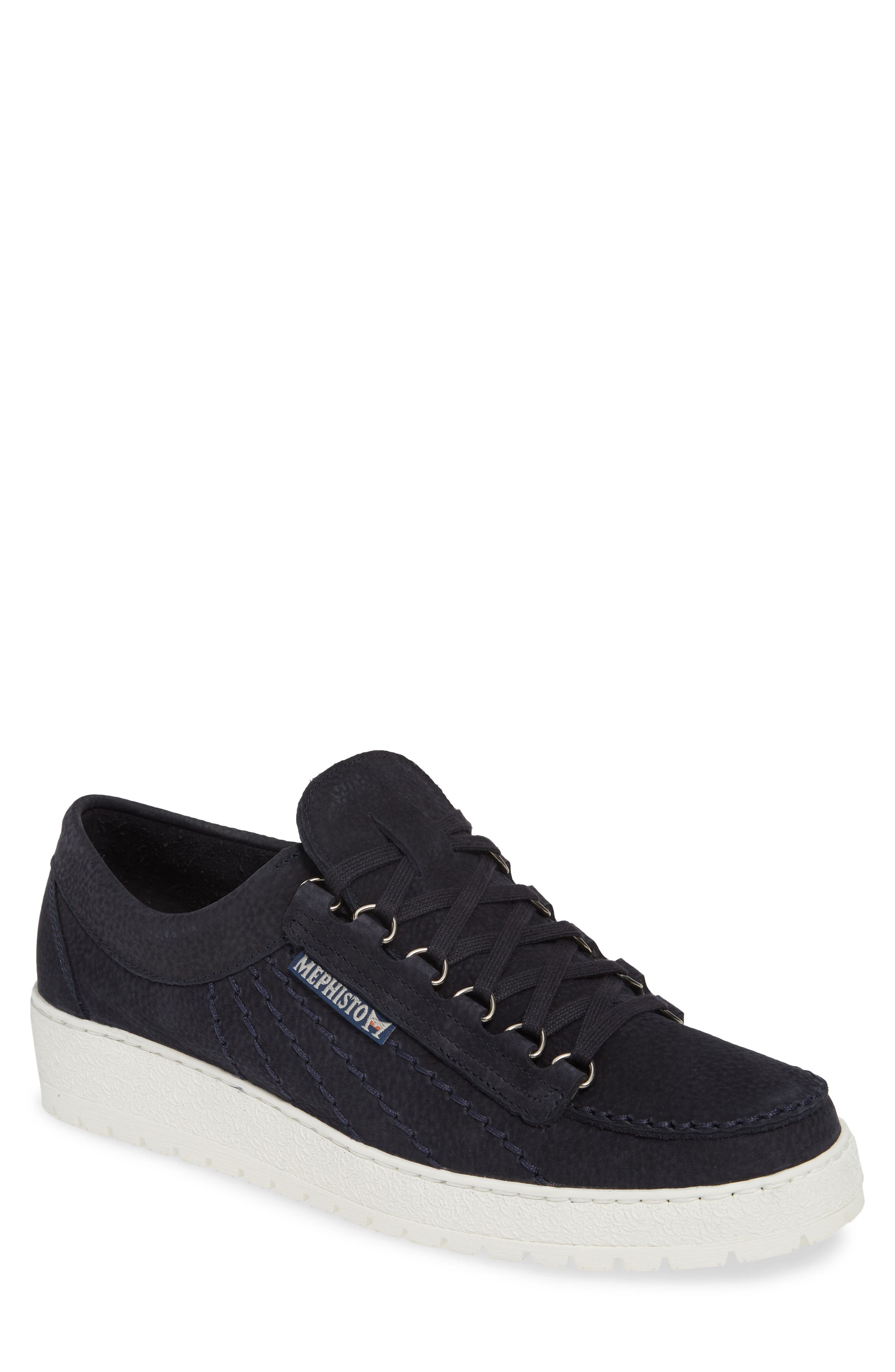 Rainbow Sneaker, Main, color, NAVY NUBUCK