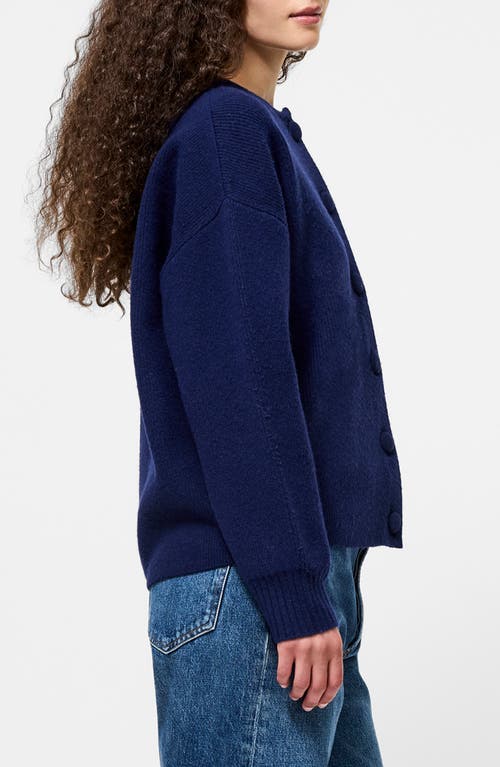 French Connection Riddley Drop Shoulder Cardigan In Blue