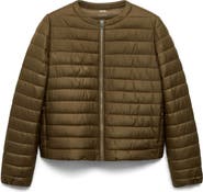 MANGO Pocket Quilted Jacket