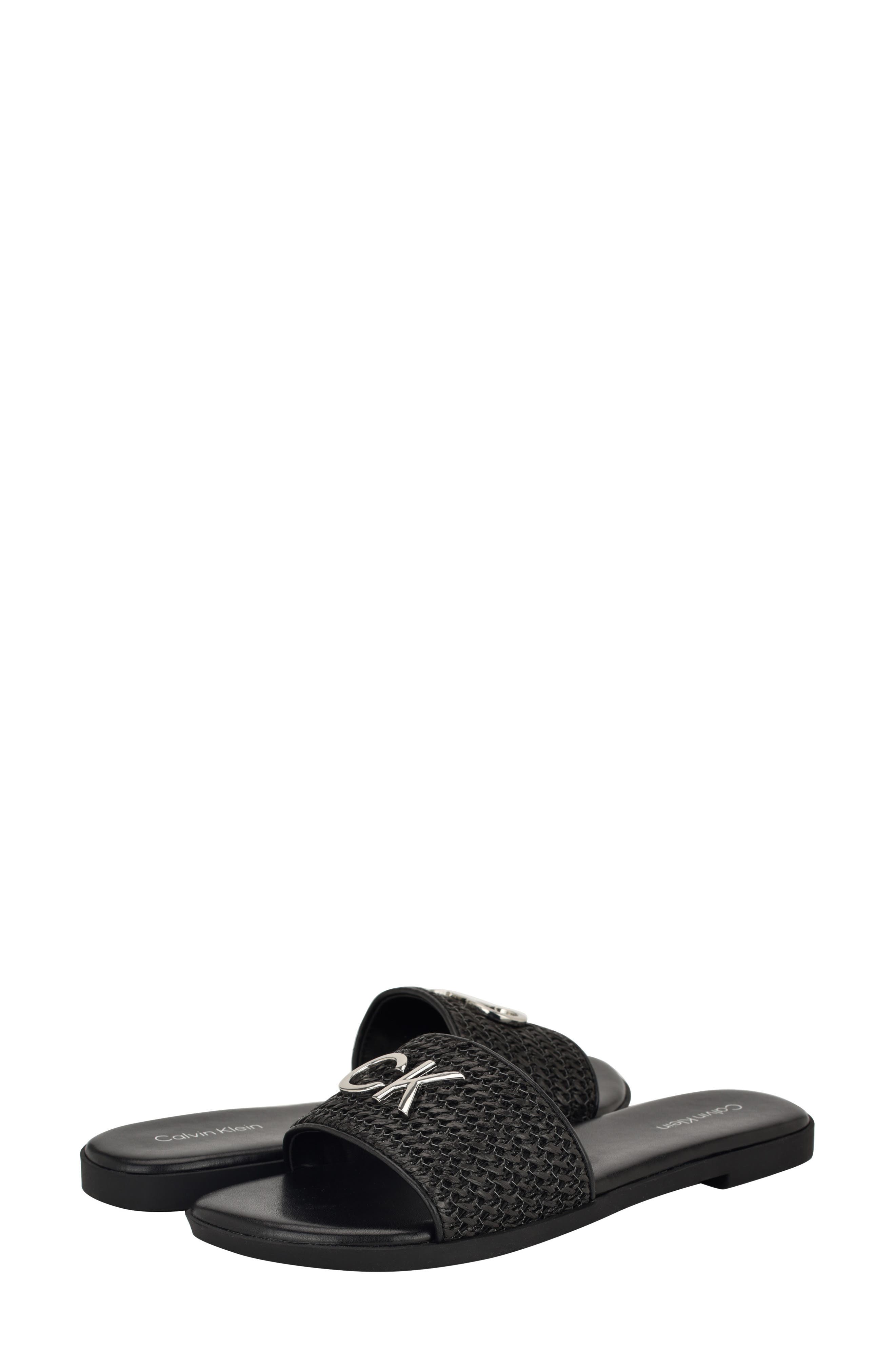 Calvin Klein Koly Slide Sandal, Alternate, color, Black