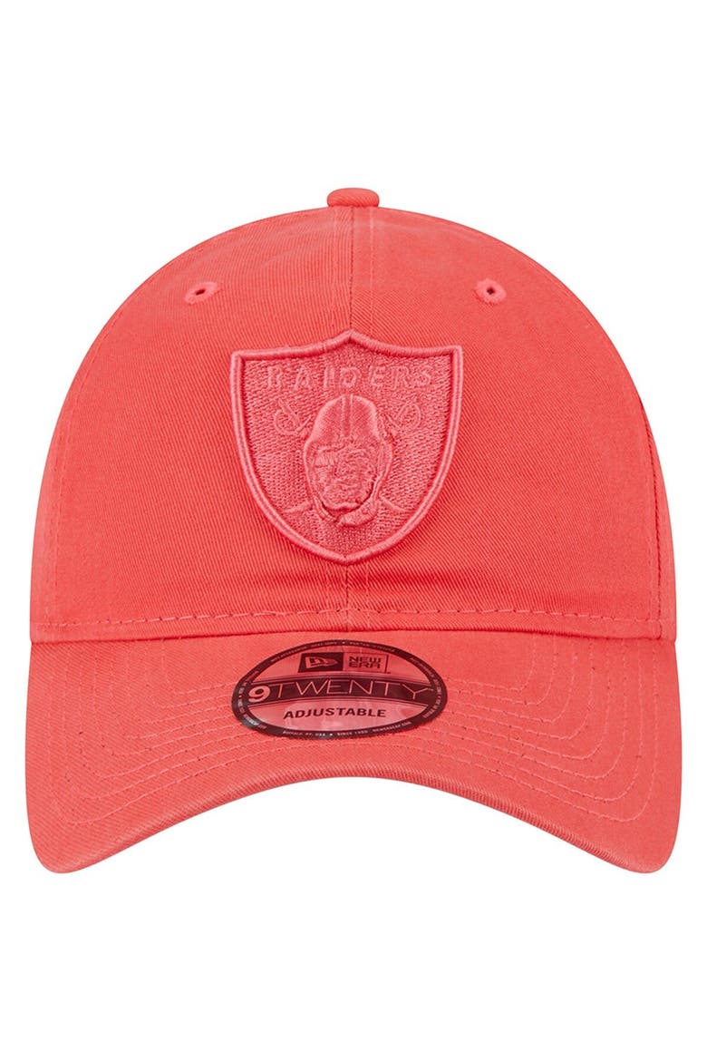 Men's New Era Red Las Vegas Raiders Core Classic 2.0 Brights 9TWENTY Adjustable Hat, Alternate, color, Red