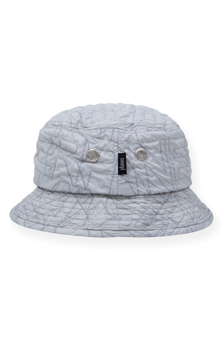 PAPER PLANES Logotype Crinkle Bucket Hat, Main, color, 