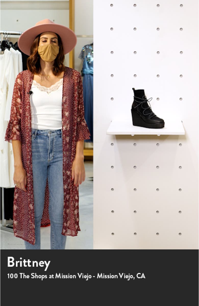 Atomic Wedge Lace-Up Bootie, sales video thumbnail