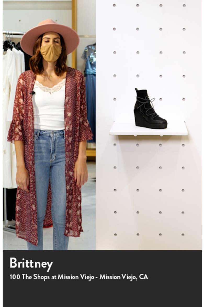 Atomic Wedge Lace-Up Bootie video