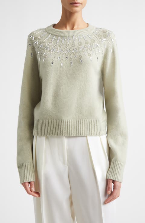 Harold Embellished Virgin Wool Sweater