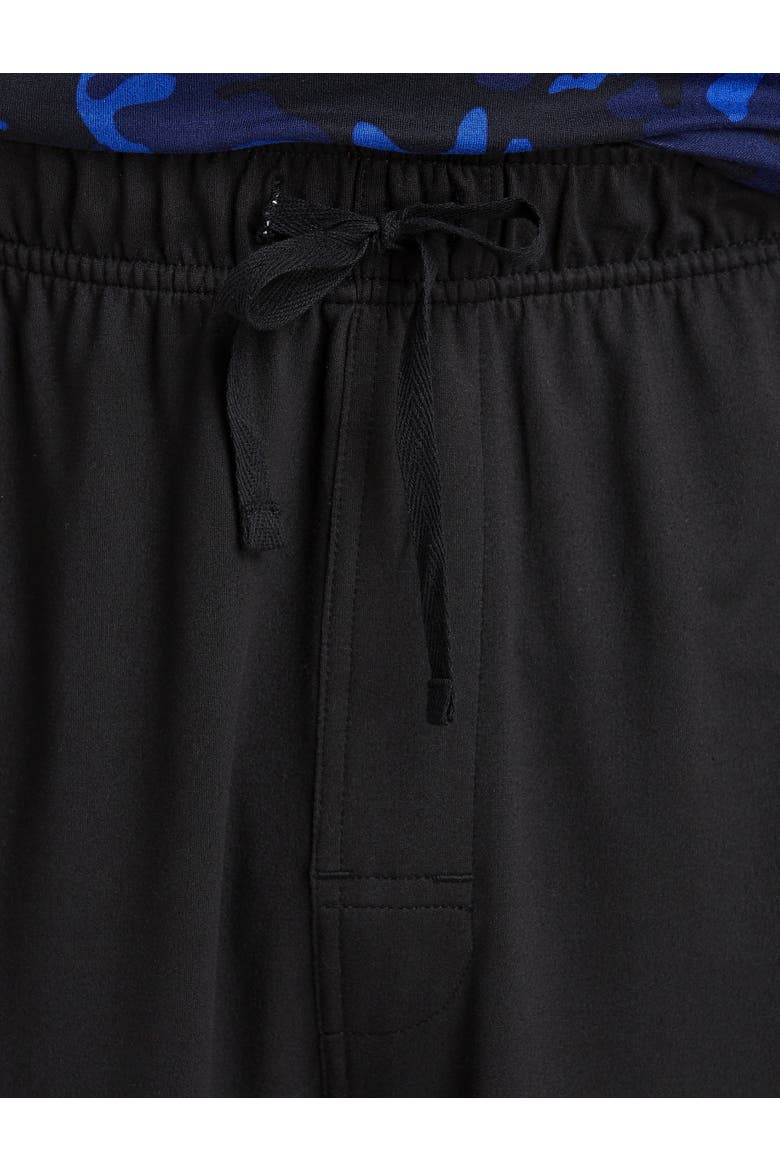 Big & Tall Knit Open-Hem Pants, Alternate, color, BLACK