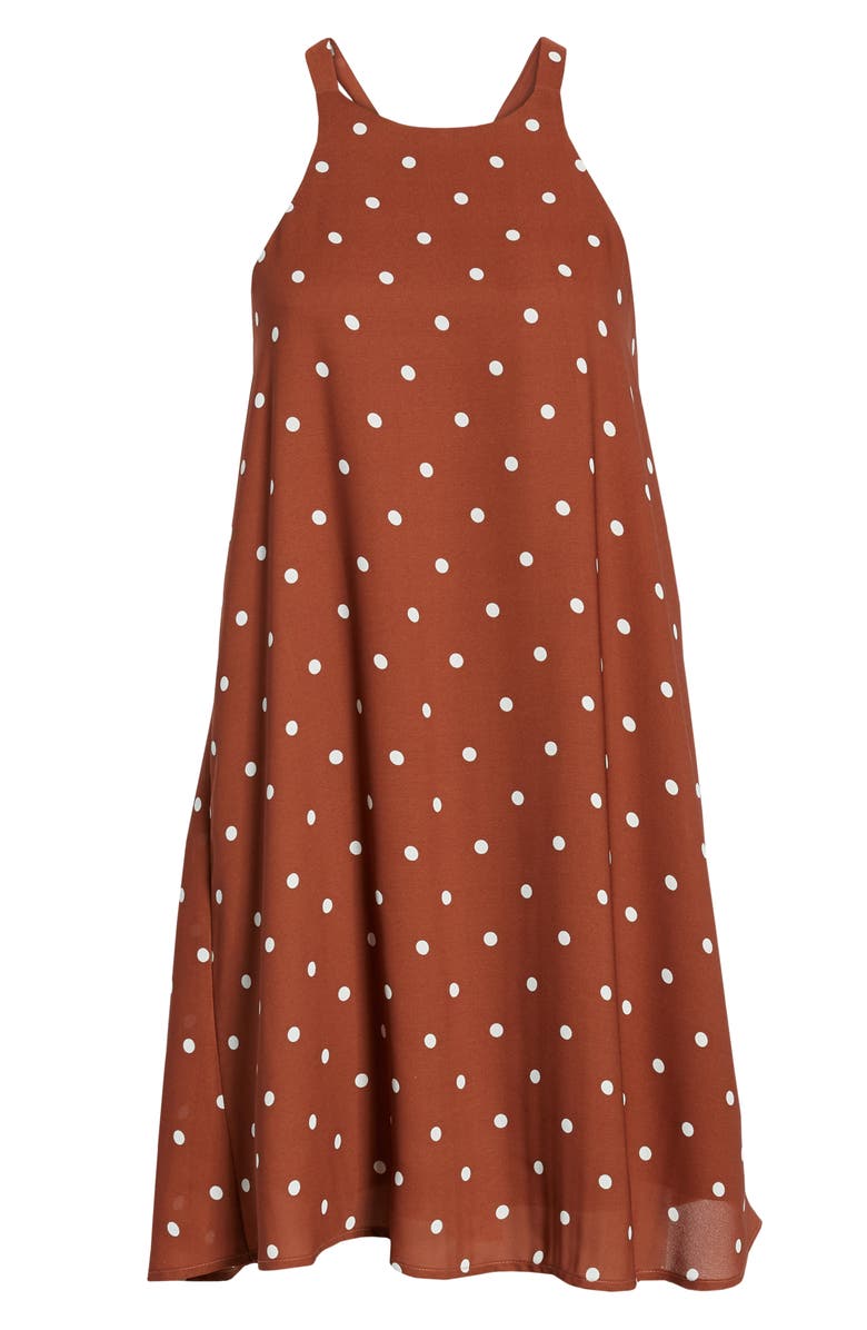 GIBSONLOOK Gibson x Hi Sugarplum! Naples Swing Halter Dress, Alternate, color, 