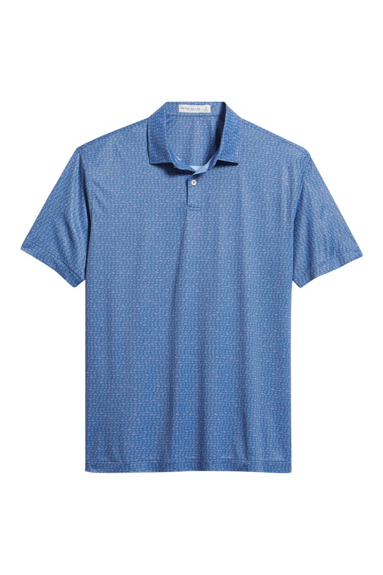 Featherweight Flights Performance Polo, Alternate, color, WINDSOR BLUE