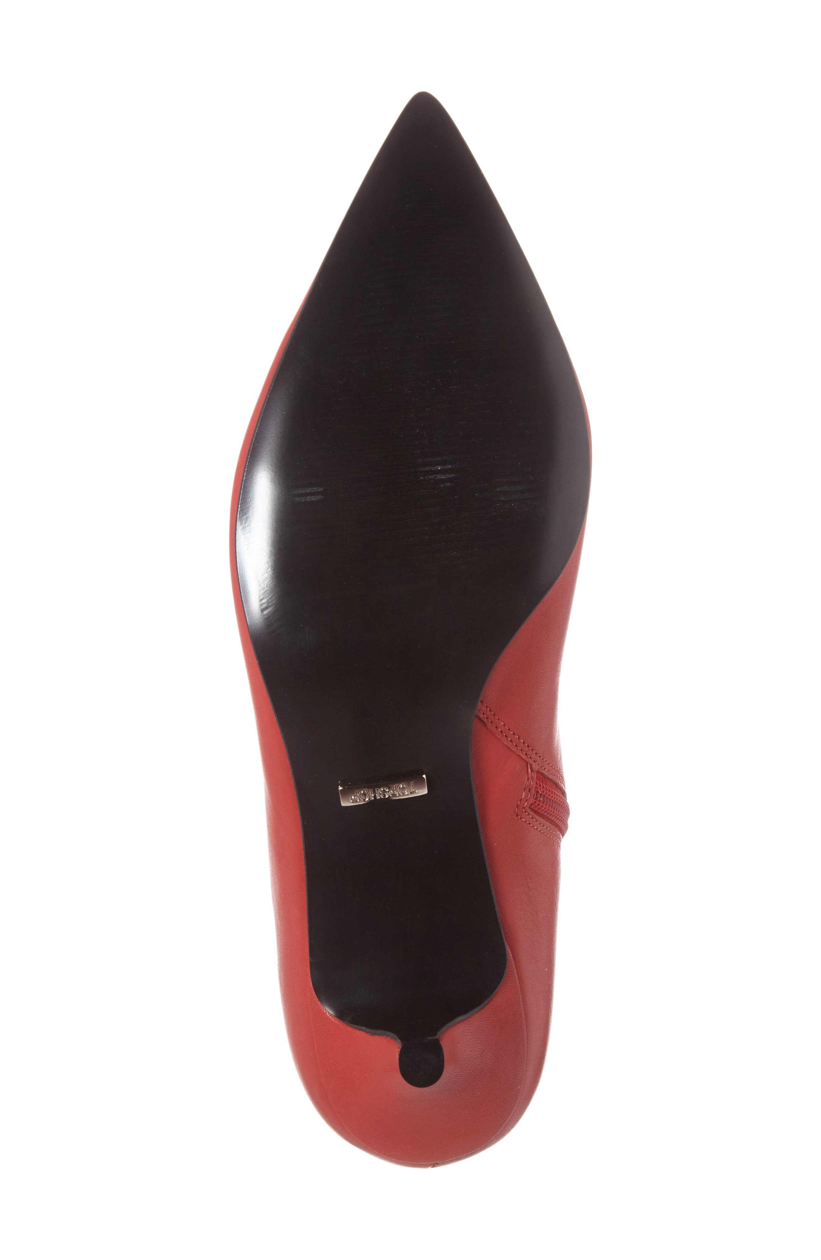 Topshop Malbec Sock Bootie, Alternate, color, 