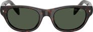 Prada 52mm Polarized Cat Eye Sunglasses