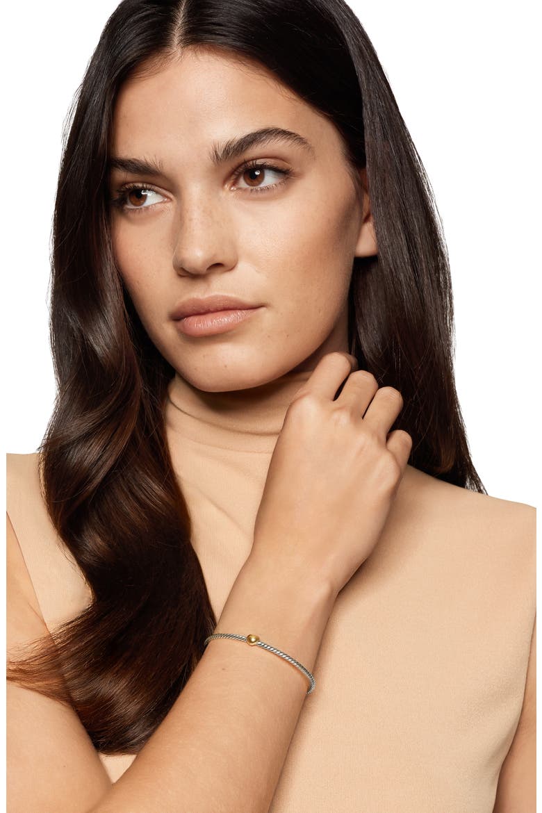 2.6mm Micro Cable Flex® Heart Bracelet, Alternate, color, SILVER