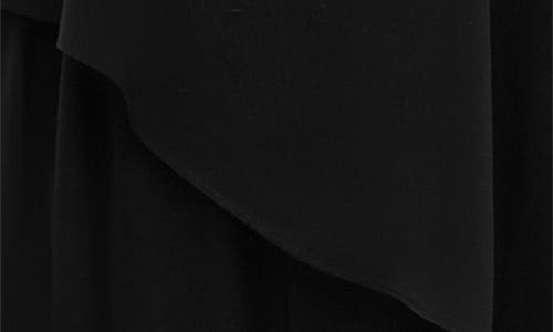City Chic Skylar Strapless Jumpsuit In Black