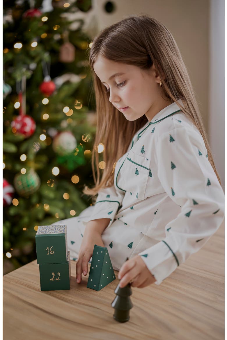 Kids' Two-Piece Pajamas, Alternate, color, OFF WHITE