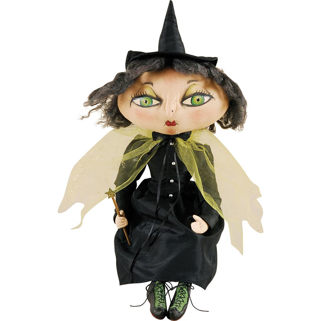 Gallerie Ii Xanzabelle Witch Joe Spencer Gathered Traditions Halloween Art Doll Figure In Black