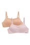 2-Pack Laser Cut Scoop Bralettes