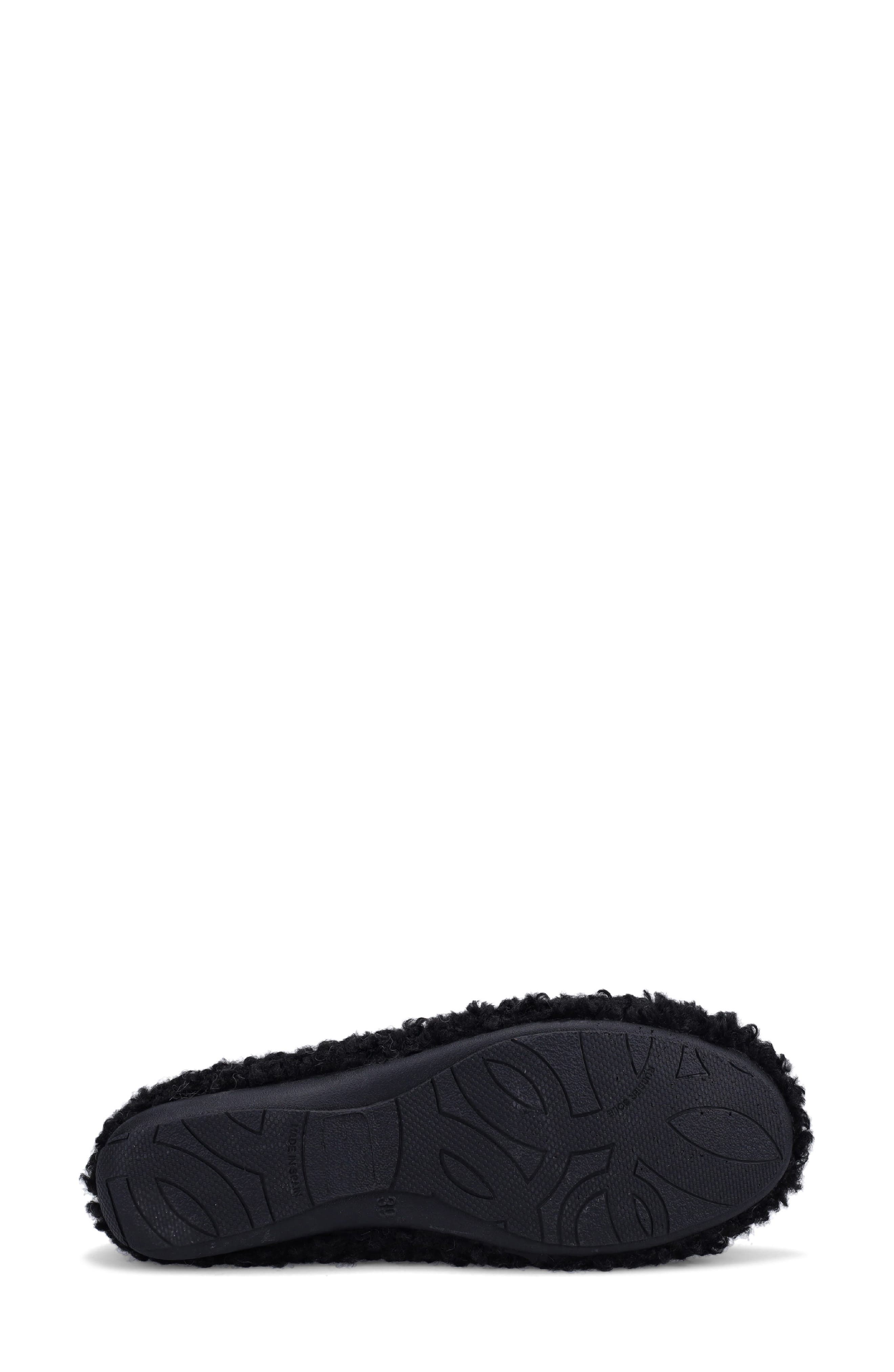 Ron White Teddy Wool Slipper, Alternate, color, Onyx