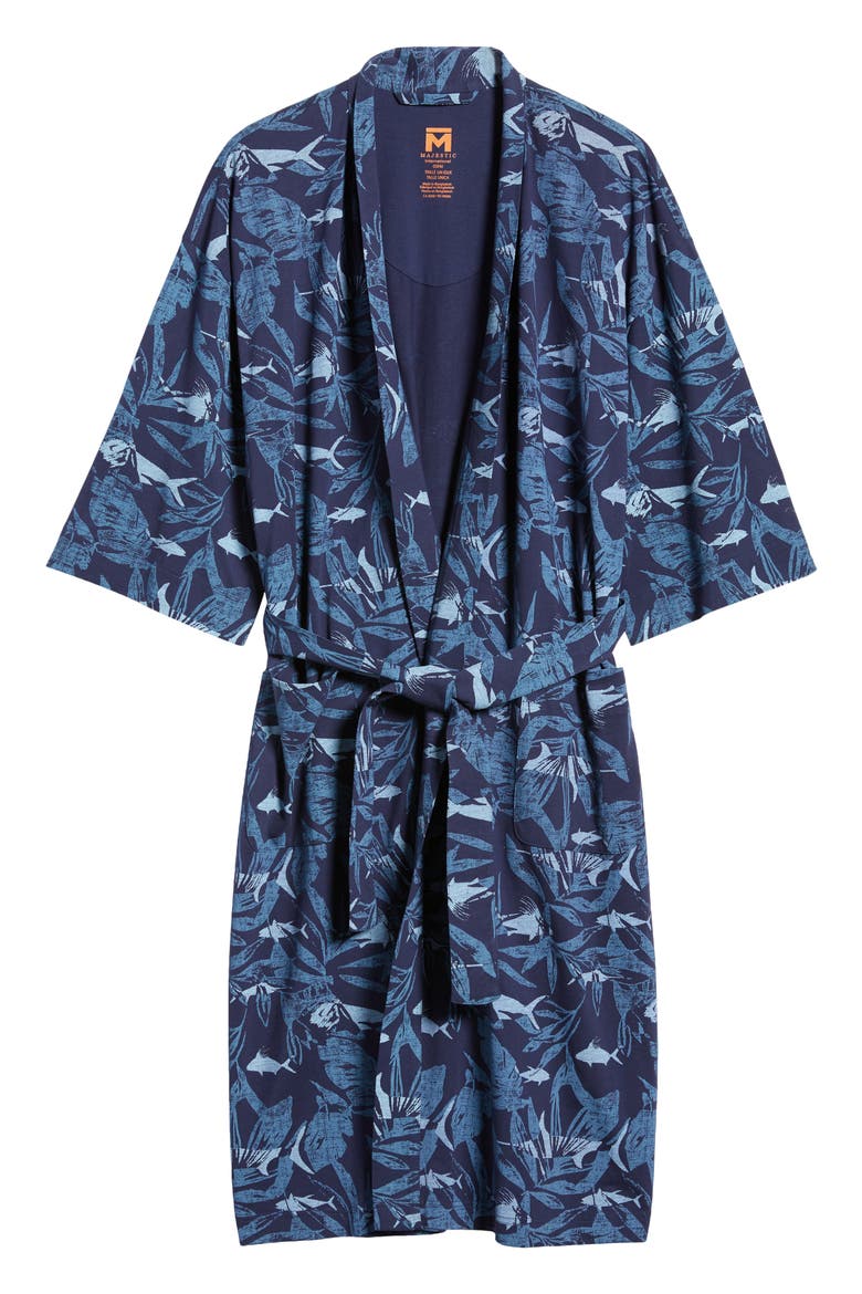 Sea Change Knit Robe, Alternate, color, NAVY