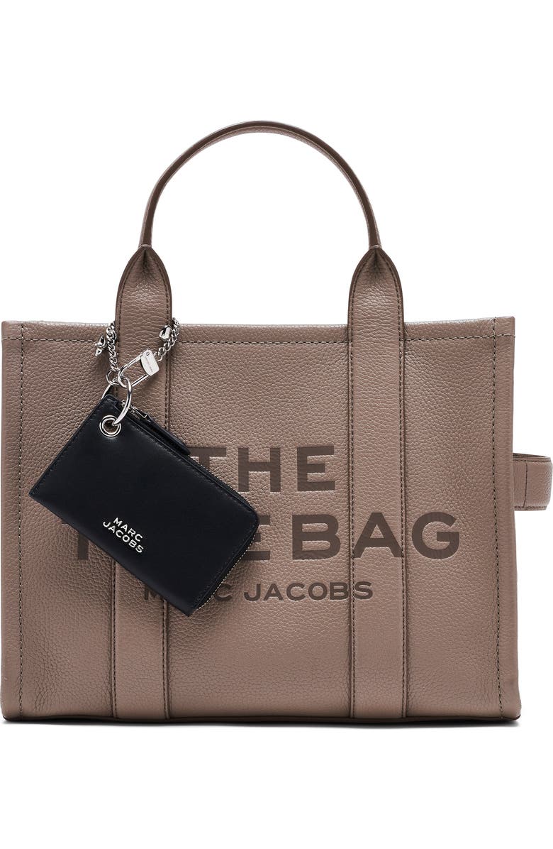 Marc Jacobs The Everyday Top Zip Charm Wallet, Alternate, color, Black