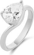 SHYMI Pear-Cut Cubic Zirconia Wave Ring
