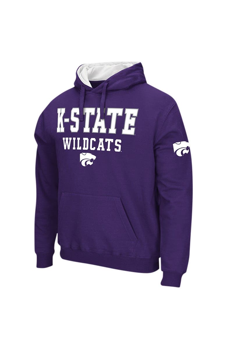 COLOSSEUM Men's Colosseum Purple Kansas State Wildcats Sunrise Pullover Hoodie, Alternate, color, Purple