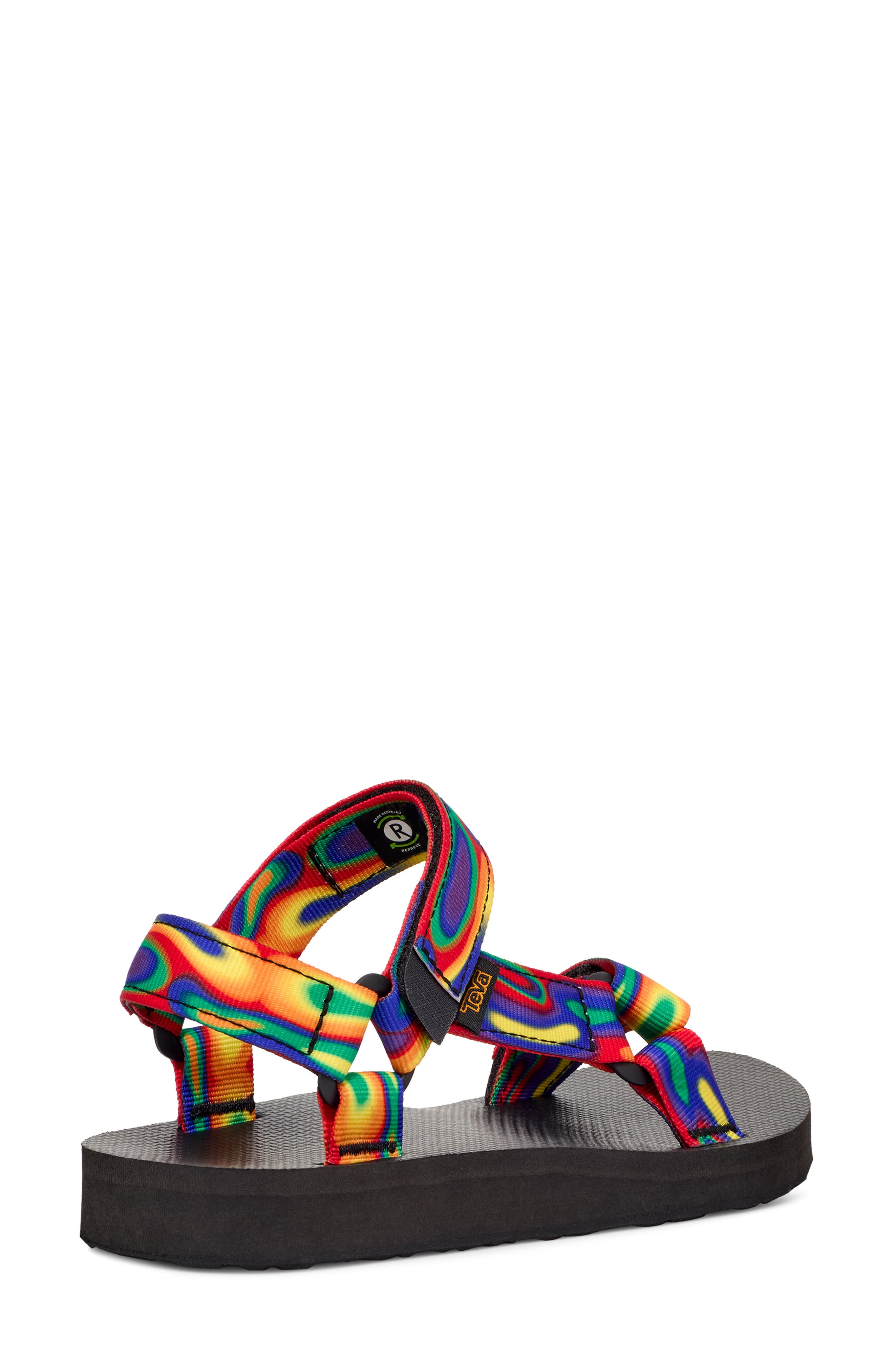 Teva Original Universal Rainbow Strap Sandal, Alternate, color, Galactic Multi