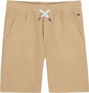 Tommy Hilfiger Kids' Textured Cotton Shorts