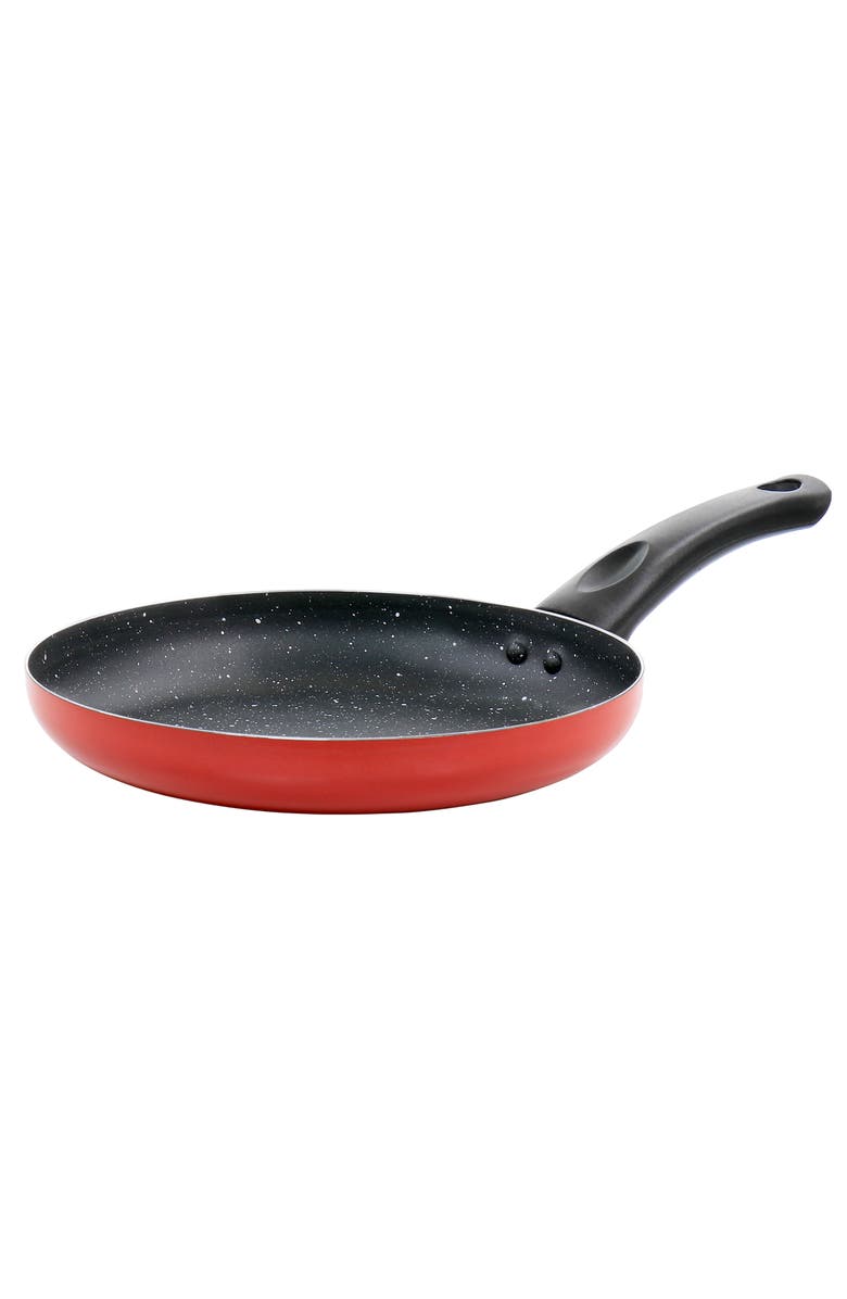 OSTER Luneta 9.5 Inch Aluminum Nonstick Frying Pan, Main, color, Red