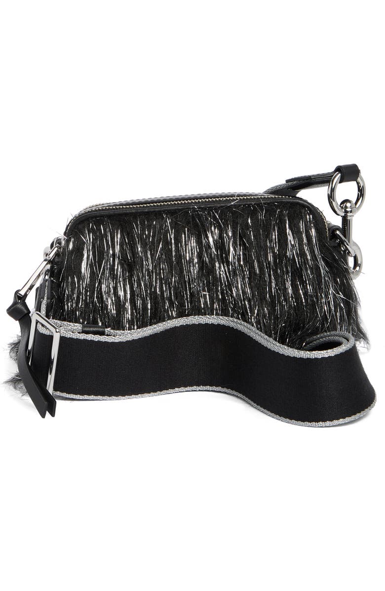 Marc Jacobs The Creature Snapshot Faux Fur Crossbody Bag, Alternate, color,