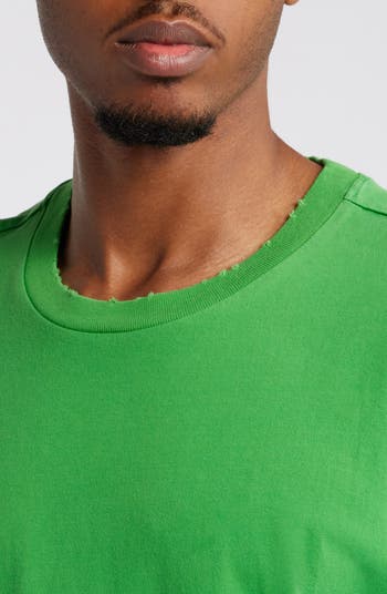 Core Oversize Crop Cotton T-Shirt